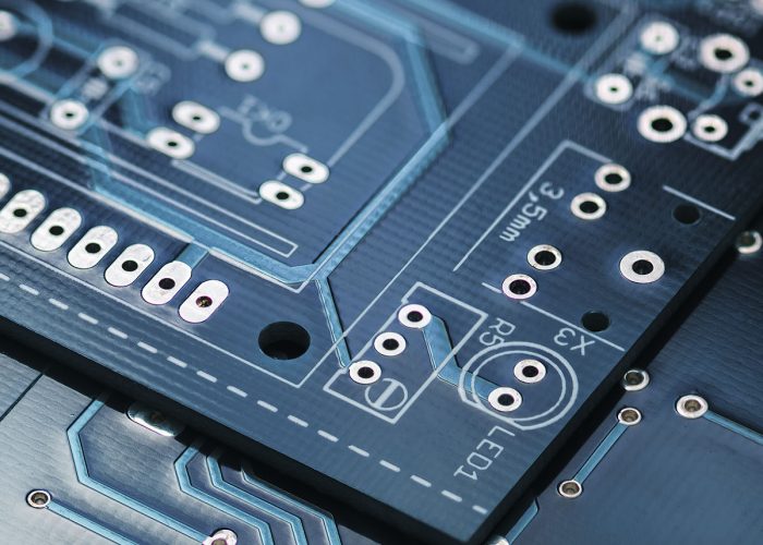 Blue Printed Circuit Board Sicor Engineering